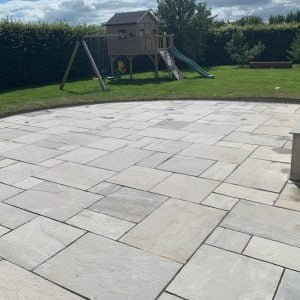 Kandla Grey Sandstone Paving by Nitya Stones