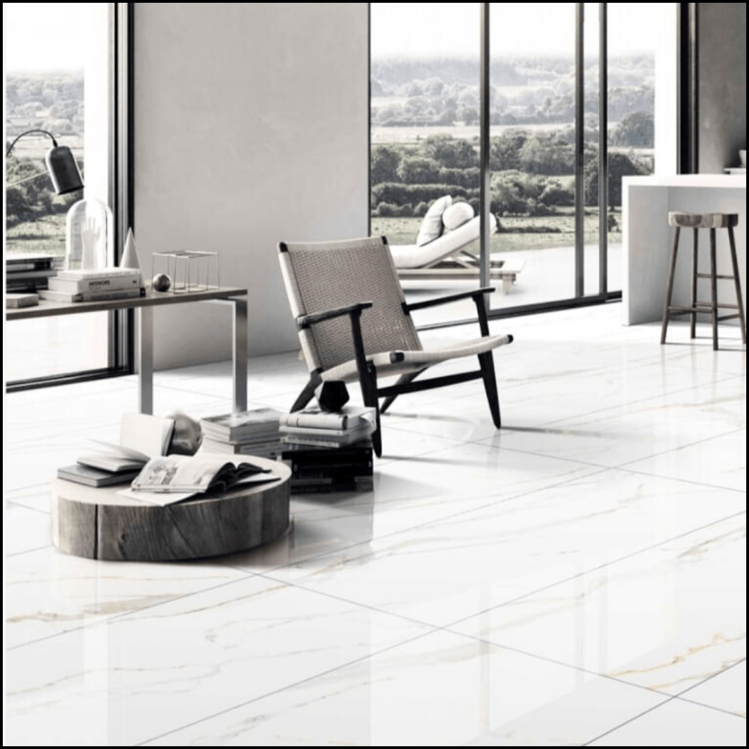 Calacatta Blanco Porcelain Tiles 600×1200 | 8 MM Calacatta Blanco Porcelain Tiles 600×1200 | 8 MM