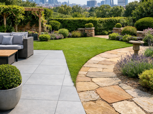 New Year Home & Garden Upgrades with Porcelain and Sandstone